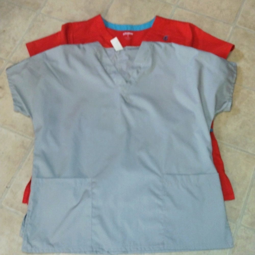 bundle of 2 scrub tops